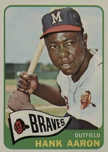 1965 Topps #170 Hank Aaron Baseball Card