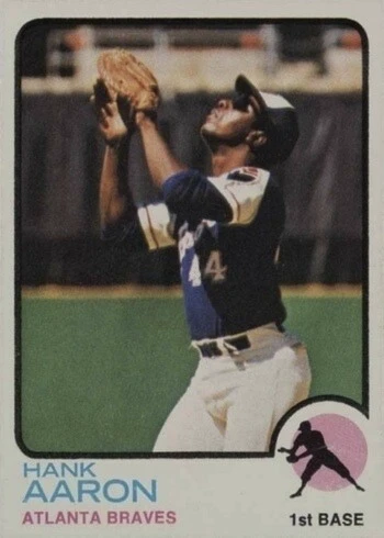 1973 Topps #100 Hank Aaron Baseball Card