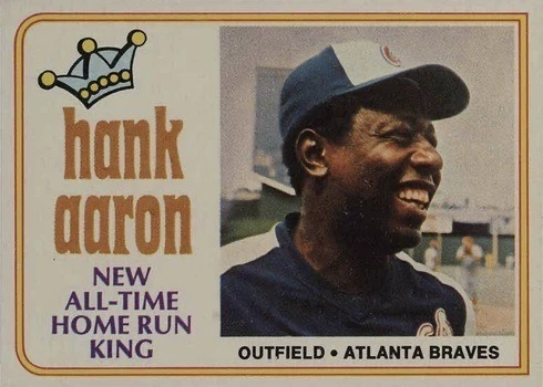 1974 Topps #1 Hank Aaron Baseball Card