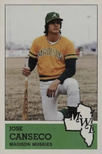 1983 Fritsch Madison Musketeers #13 Jose Canseco Baseball Card