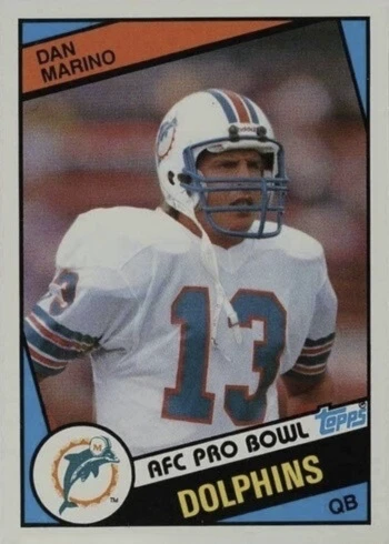 1984 Topps #123 Dan Marino Rookie Card