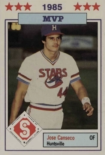 1986 Donn Jennings #14 Jose Canseco Baseball Card