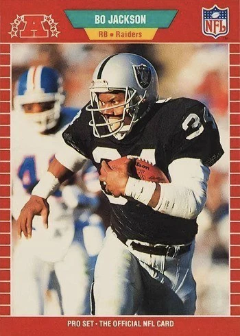 1989 Pro Set #185 Bo Jackson Football Card