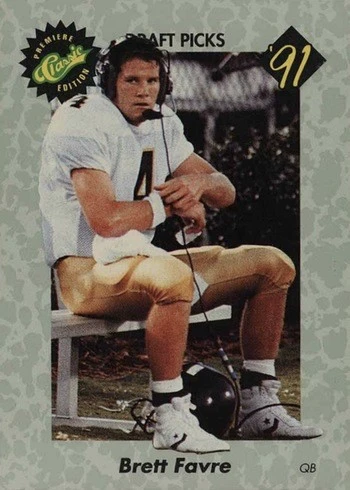 1991 Classic #30 Brett Favre Football Card