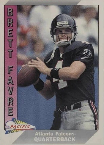 1991 Pacific #551 Brett Favre Rookie Card