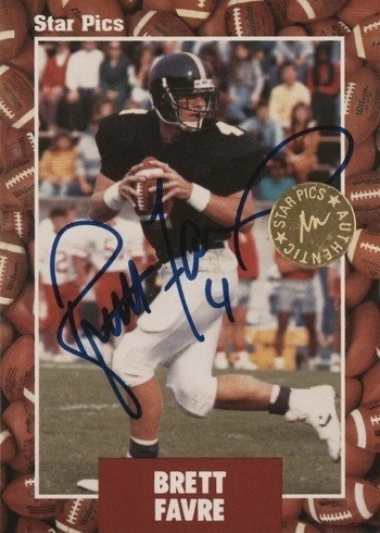 1991 Star Pics Autograph #65 Brett Favre Football Card