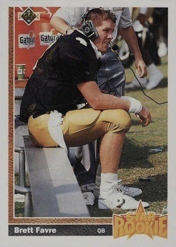 1991 Upper Deck #13 Brett Favre Rookie Card