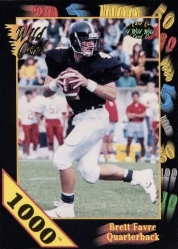 1991 Wild Card College Draft Picks #119 Brett Favre Football Card