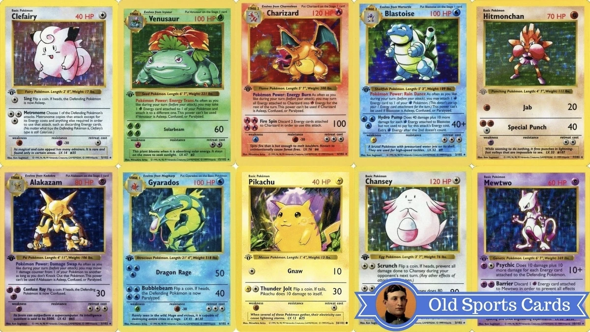 Vintage Pokémon Cards popular