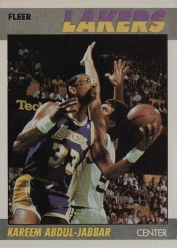 1987 Fleer #1 Kareem Abdul-Jabbar Basketball Card.jpeg