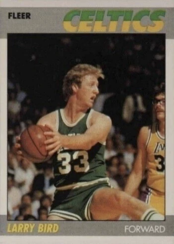 1987 Fleer #11 Larry Bird Basketball Card