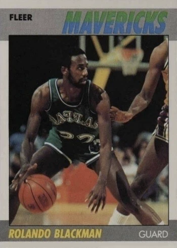 1987 Fleer #12 Rolando Blackman Basketball Card