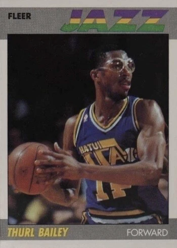 1987 Fleer #6 Thurl Bailey Basketball Card