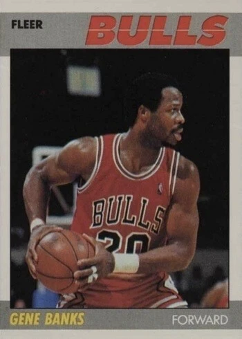 1987 Fleer #8 Gene Banks Basketball Card