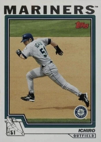 2004 Topps #10 Ichiro Suzuki Baseball Card