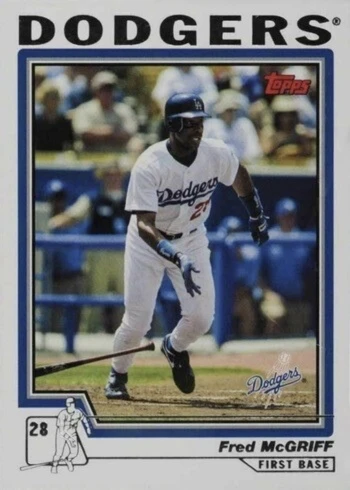 2004 Topps #28 Fred McGriff Baseball Card