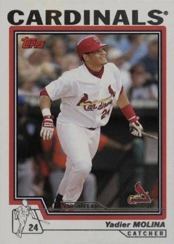 2004 Topps #324 Yadier Molina Rookie Card