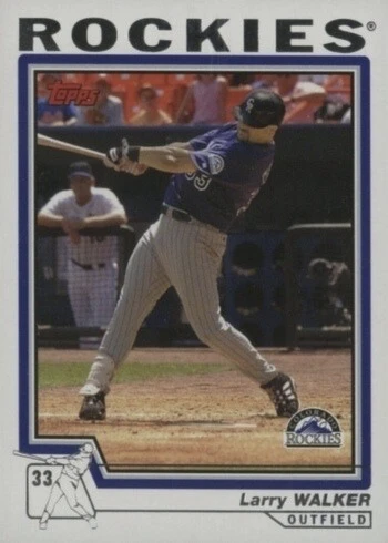 2004 Topps #512 Larry Walker Baseball Card