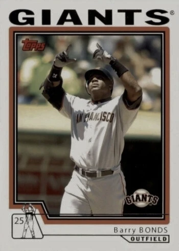 2004 Topps Traded #221 Barry Bonds Baseball Card