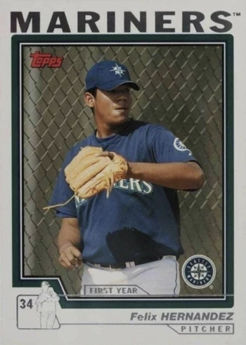 2004 Topps Traded #T144 Feliz Hernandez Rookie Card